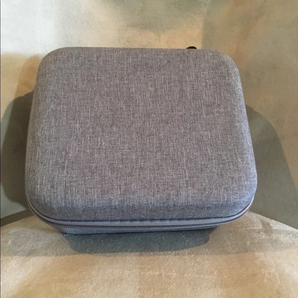 Gray Zippered Travel Container